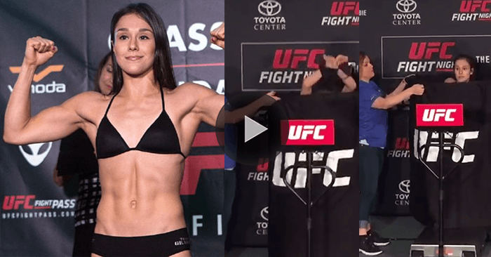 Rising Ufc Star Alexa Grasso Forced To Strip Down To Make Weight