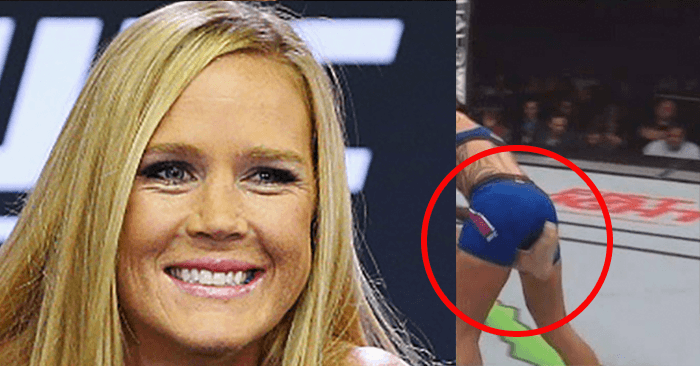 Holm Now Owns The Worst Low Blow In Mma History Following Ufc Main Event Check It Out