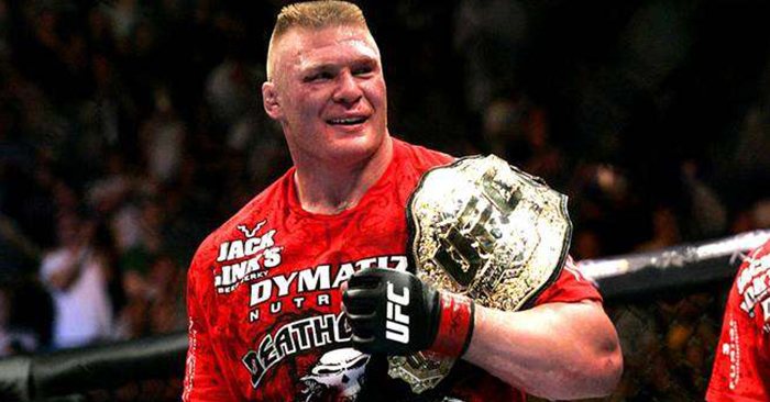 Former UFC heavyweight champion, Brock Lesnar.