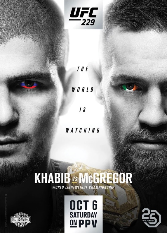 The Ufc Just Released The Official Khabib Vs Conor Poster And It S Sick Mma Imports