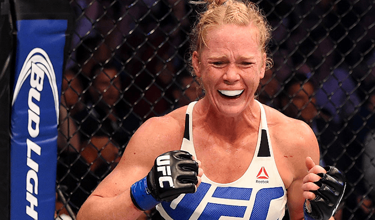 Former UFC bantamweight champion, Holly Holm.