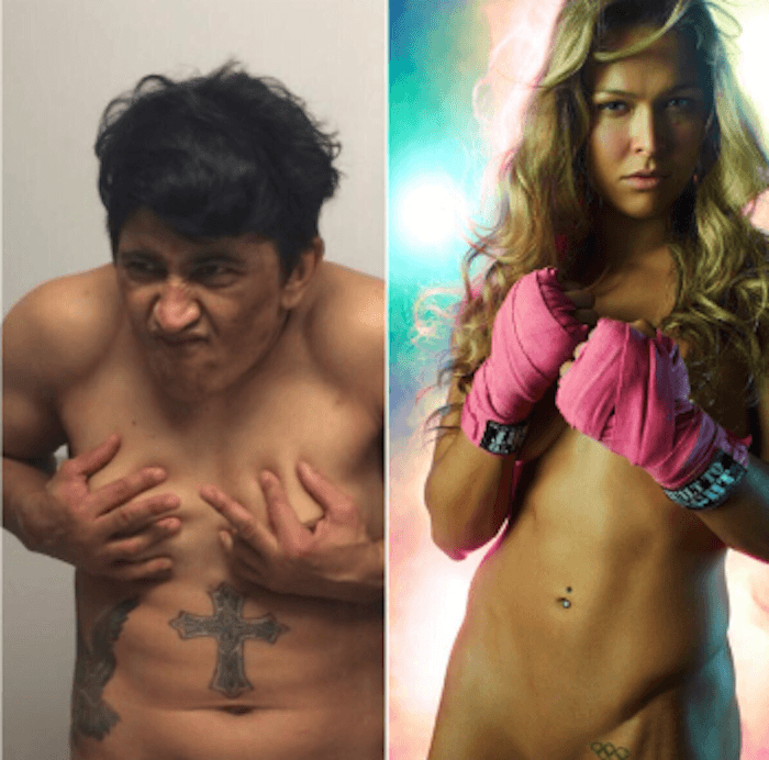 Female Fighter Mocks Ronda Rousey’s Nude Photo Shoot, Goes Viral For It.