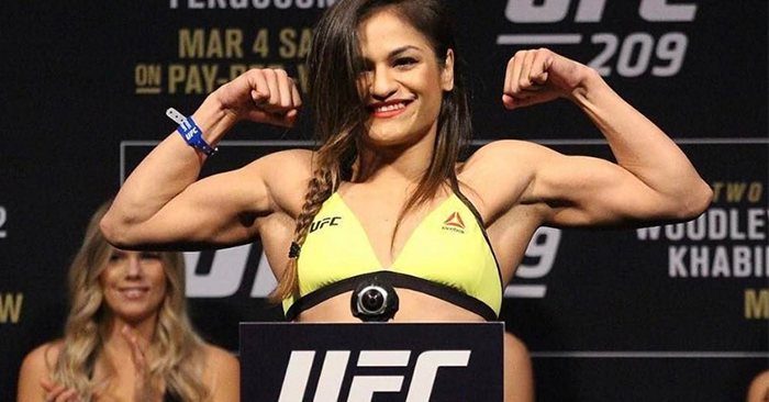 Cynthia Calvillo UFC 209 weigh in
