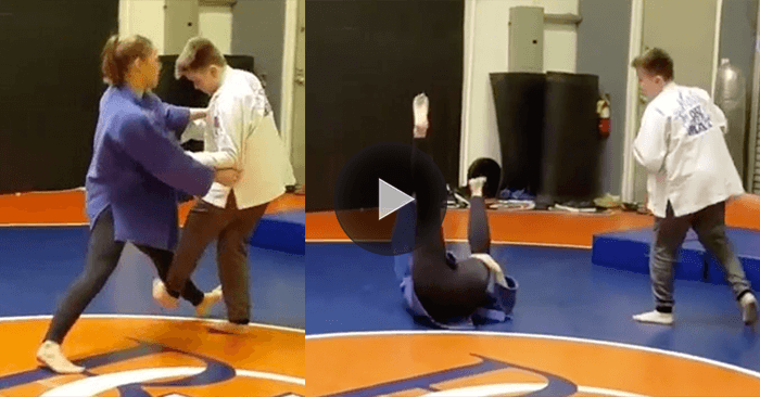 Ronda Rousey Gives Back To The Next Generation, Watch Her Get Tripped ...