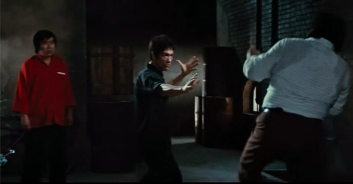 The legendary Bruce Lee in action.