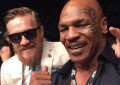 Mike Tyson with Conor McGregor.