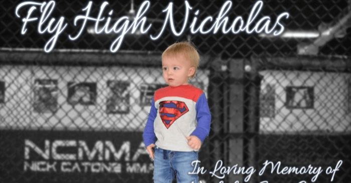 The young son of UFC fighter Nick Catone.