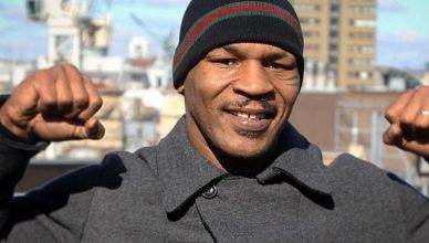 Former boxing world champion Mike Tyson