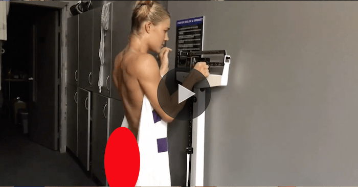 UFC strawweight Felice Herrig shared a video of herself getting completely ...