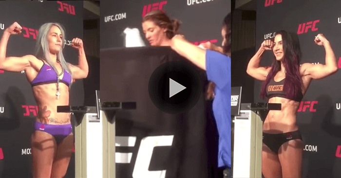 UFC Female Needs To Undress To Make Weight . 