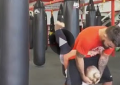 UFC welterweight star "Platinum" Mike Perry and his girlfriend go viral for their workout routine.