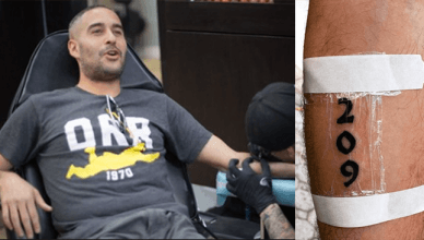 UFC's Jon Anik makes another tattoo bet, this time on if someone ever breaks the new UFC consecutive title defense record set by Demetrious Johnson.