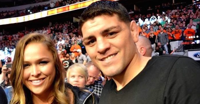 Nick Diaz spotted with UFC superstar Ronda Rousey