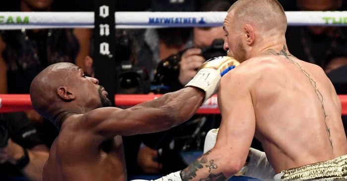 Conor McGregor vs Floyd Maywether from August of last year.