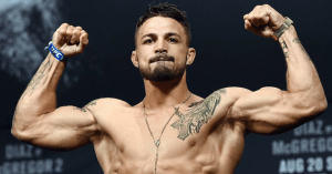 Rising UFC welterweight star "Platinum" Mike Perry is getting ready step back in the octagon, this time against knockout artist Santiago Ponzinibbio.
