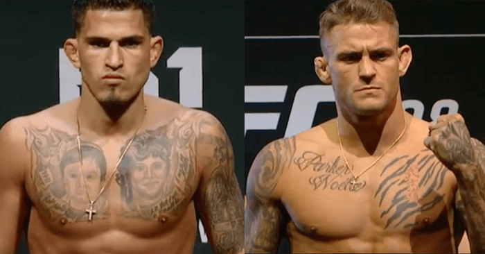 Anthony Pettis and Dustin Poirier.