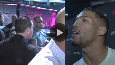 Kevin Lee and Tony Ferguson were involved in a backstage confrontation after the weigh in ceremony.