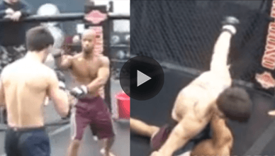 A real life ninja wanted to test his skills against one of the best UFC fighters on the roster, former bantamweight champion Dominick Cruz..