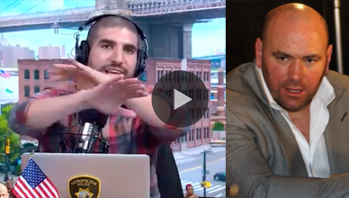 MMA's best journalist, Ariel Helwani, shows UFC President Dana White how to do is job and promote his fighters.
