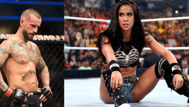 CM Punk and his wife AJ.
