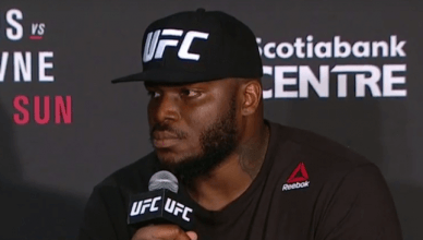 UFC heavyweight "The Black Beast" Derrick Lewis cried for the first time in five years from the pain due to his injuries.