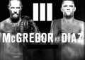 The UFC just posted a fight poster featuring the trilogy fight between lightweight champ Conor McGregor and his rival Nate Diaz, but quickly deleted it.