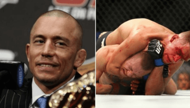 Former UFC welterweight champion Georges St. Pierre says he knows another fighter who can beat UFC lightweight champ Conor McGregor.