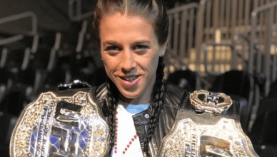 UFC strawweight champion Joanna Jedrzejczyk has been so dominant in her division that she's ready to challenger herself in a higher weight class.