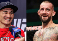 UFC featherweight champion Max Holloway thinks that UFC lightweight champion Conor McGregor should fight someone like CM Punk for his next fight.