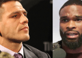 Former UFC lightweight champion Rafael dos Anjos is taking some shots at reigning welterweight champion Tyron Woodley calling him a "duck".