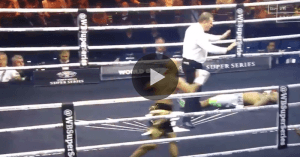 What has to be the dirtiest punch of the month just happened in the boxing ring. Check out the replay.