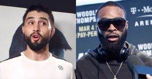 Former champion Carlos Condit is set to return in December, but he's already taking a few jabs at current UFC welterweight champion Tyron Woodley.