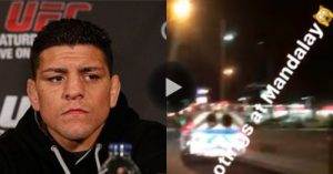 Nick Diaz was in Las Vegas during the tragic shooting.
