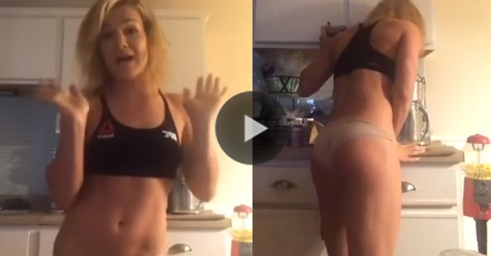 UFC strawweight star Felice Herrig just shattered the internet with her lat...