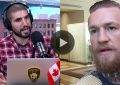 MMA journalist Ariel Helwani and Conor McGregor.