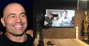 UFC commentator Joe Rogan gives a tour of his new podcast studio for "The Joe Rogan Experience" podcast.