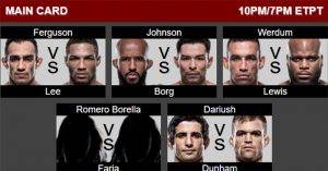 UFC 216 live from Las Vegas, Nevada.