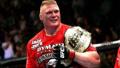 Former UFC heavyweight champion, Brock Lesnar.