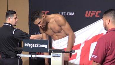 Kevin Lee had a tough time making weight for UFC 216.