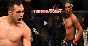 Unseen footage shows UFC interim lightweight champion Tony Ferguson screaming at Kevin Lee between rounds.