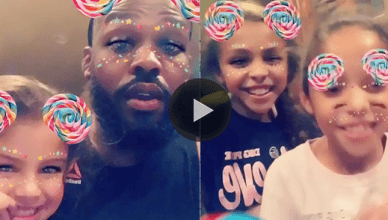 Former UFC champion Jon Jones seems to be in a good place despite recent problems, as he released a heartwarming video singing to his daughters.