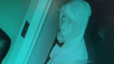 The surveillance camera caught this thief at American Top Team in Atlanta.