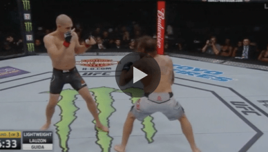 UFC Results: Clay Guida def. Joe Lauzon via TKO in the first round (1:07)