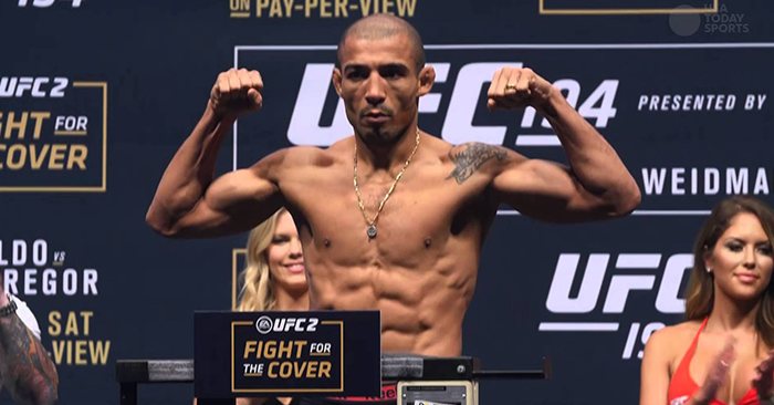 Former UFC featherweight champion Jose Aldo