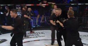 UFC's Conor McGregor at a Bellator MMA show.