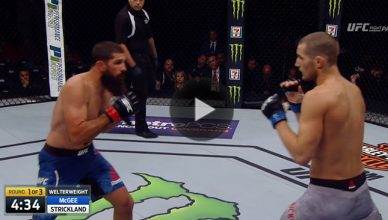 UFC Results: Court McGee and Sean Strickland tie via majority draw (30-27, 29-29, 29-29)