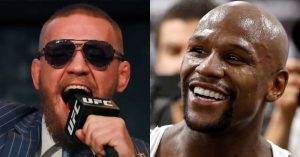 Conor McGregor and Floyd Mayweather.