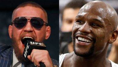 Conor McGregor and Floyd Mayweather.