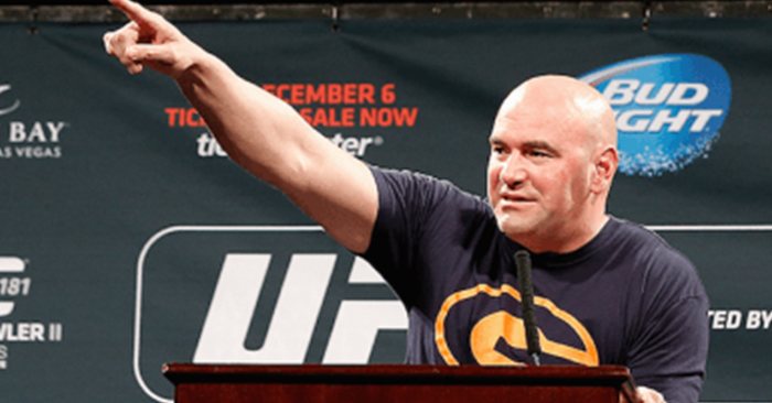 UFC boss Dana White can lay down the axe at any moment.