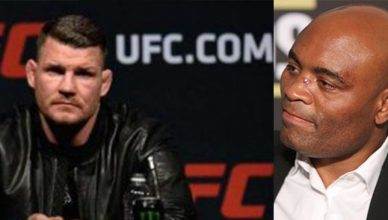Michael Bisping and Anderson Silva